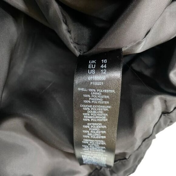 Asos Womens Black Puffer Coat Jacket Outdoor Winter - Picture 12 of 13